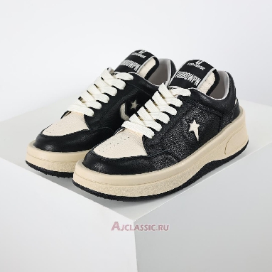 Buy Rick Owens x DRKSHDW TURBOWPN Low Black Cloud Cream Black DC02BX945CA03R0-921-2 Quality Reps Replicas Shoes