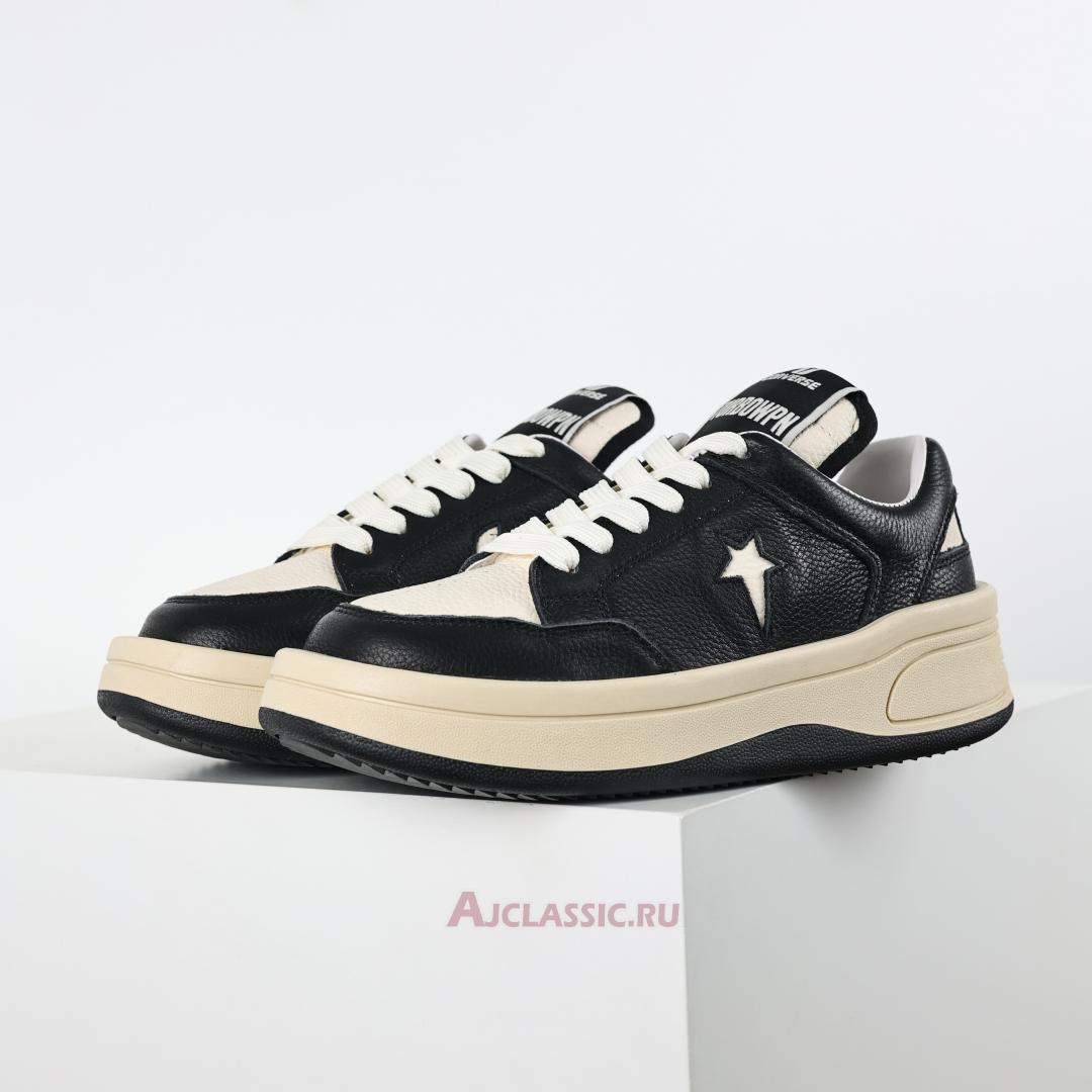 New Rick Owens x DRKSHDW TURBOWPN Low "Black Cloud Cream" DC02BX945CA03R0-921-2 Shoes