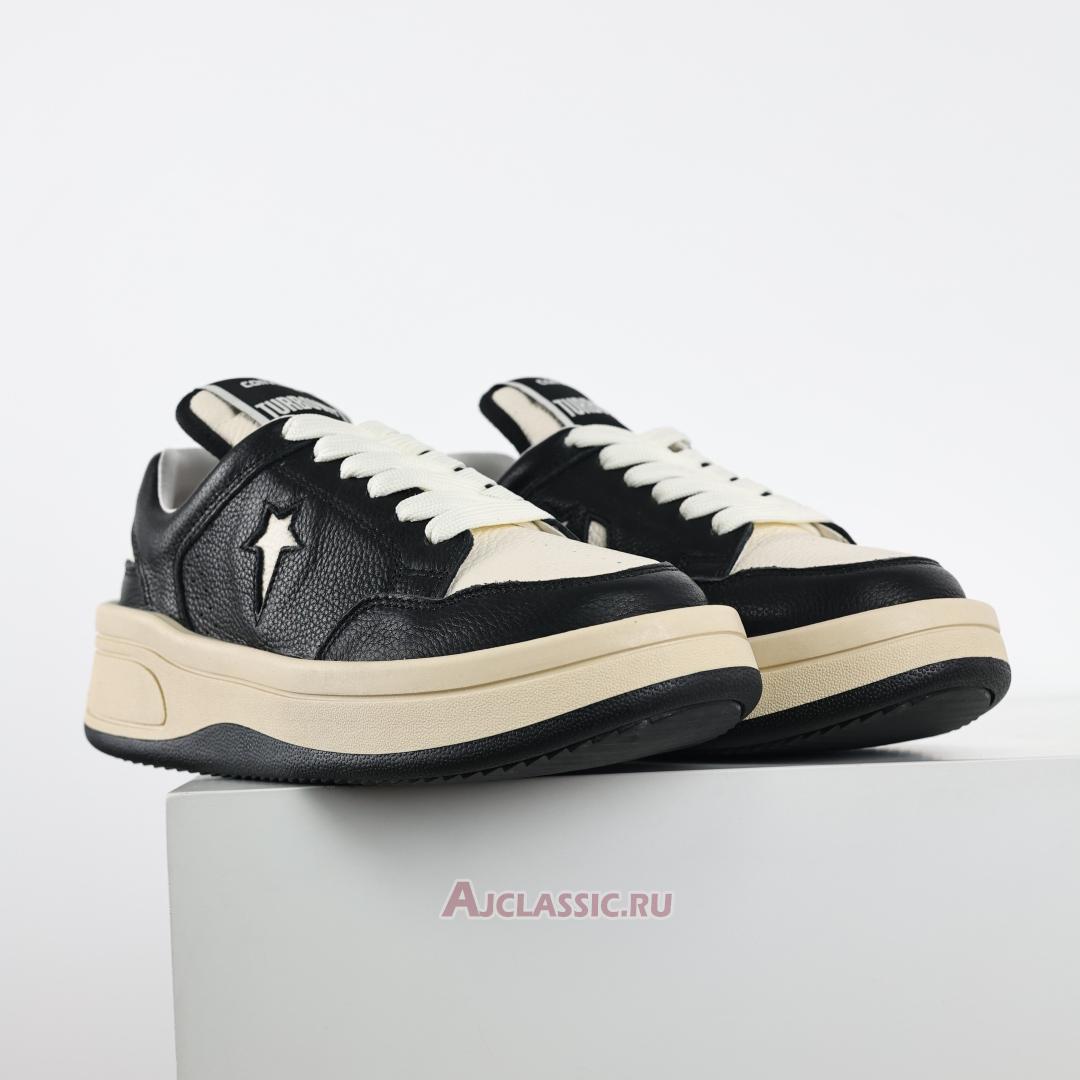New Rick Owens x DRKSHDW TURBOWPN Low "Black Cloud Cream" DC02BX945CA03R0-921-2 Shoes