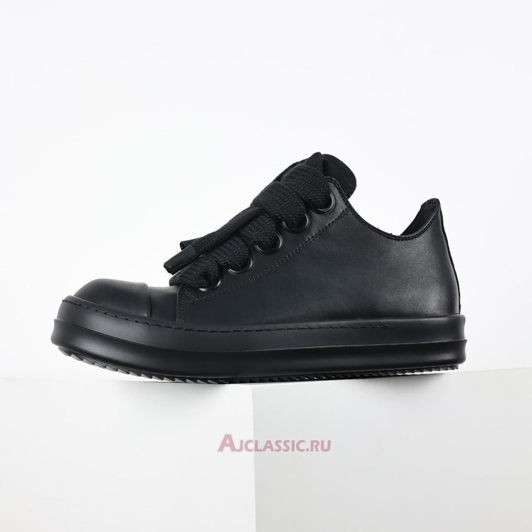 New Rick Owens Lido Jumbo Laced Low "Black" RR01D3893LCOW2-9999 Shoes