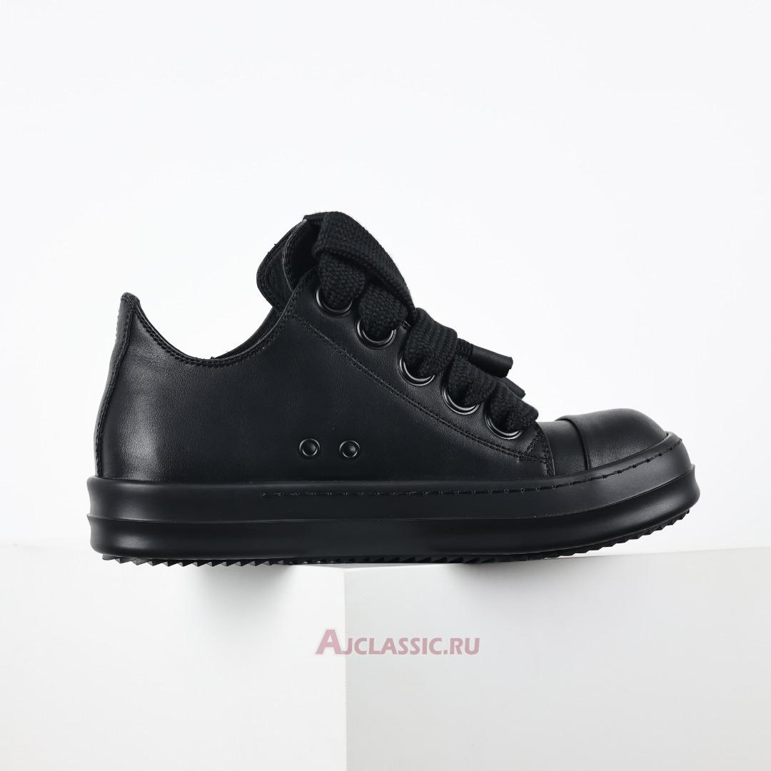 New Rick Owens Lido Jumbo Laced Low "Black" RR01D3893LCOW2-9999 Shoes