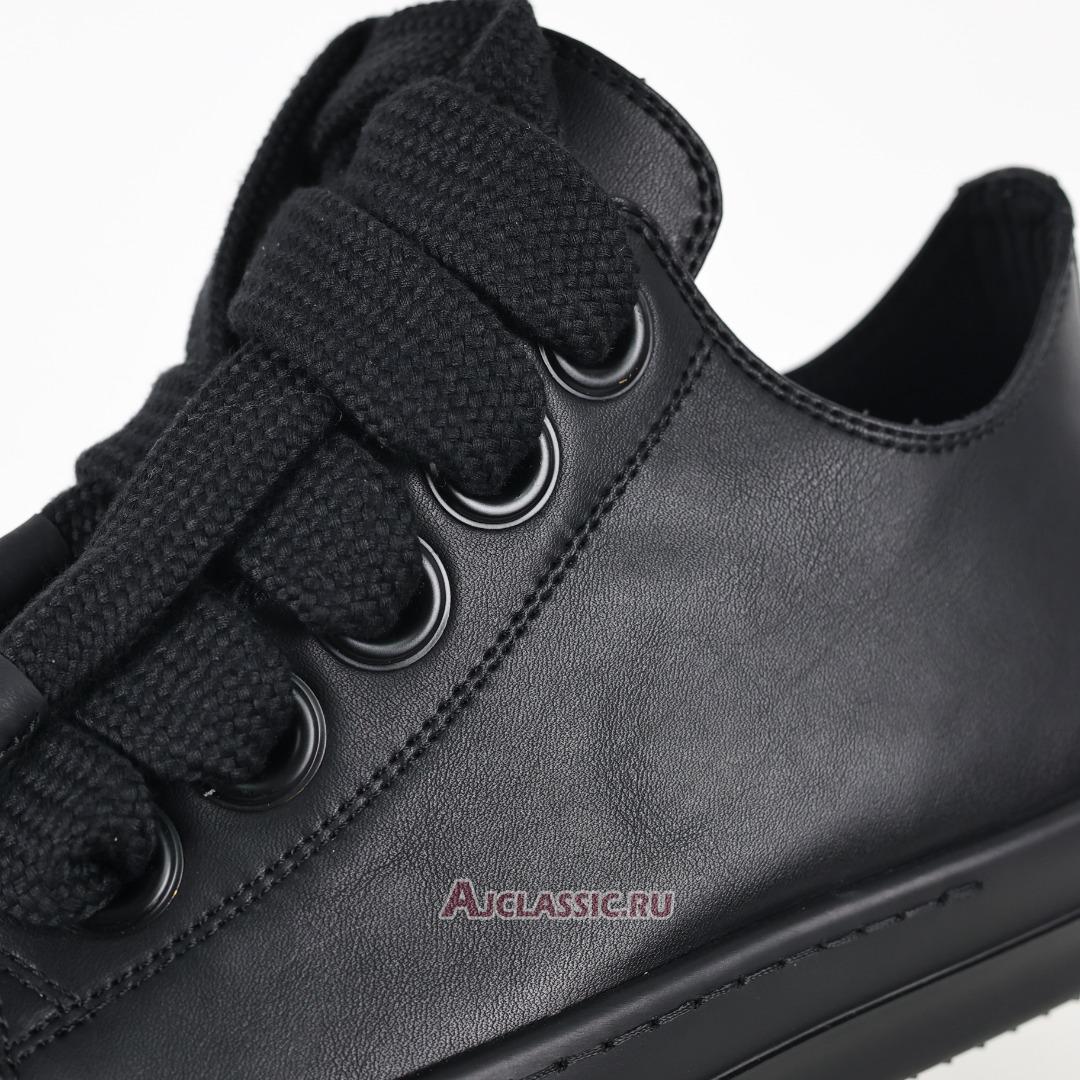 New Rick Owens Lido Jumbo Laced Low "Black" RR01D3893LCOW2-9999 Shoes