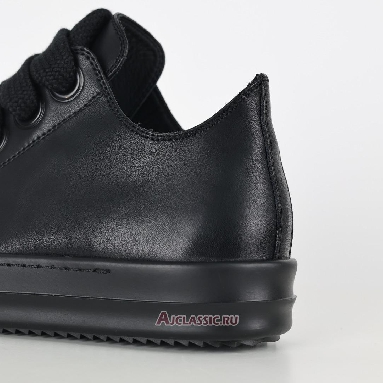 Buy Rick Owens Lido Jumbo Laced Low Black Black RR01D3893LCOW2-9999 Quality Reps Replicas Shoes