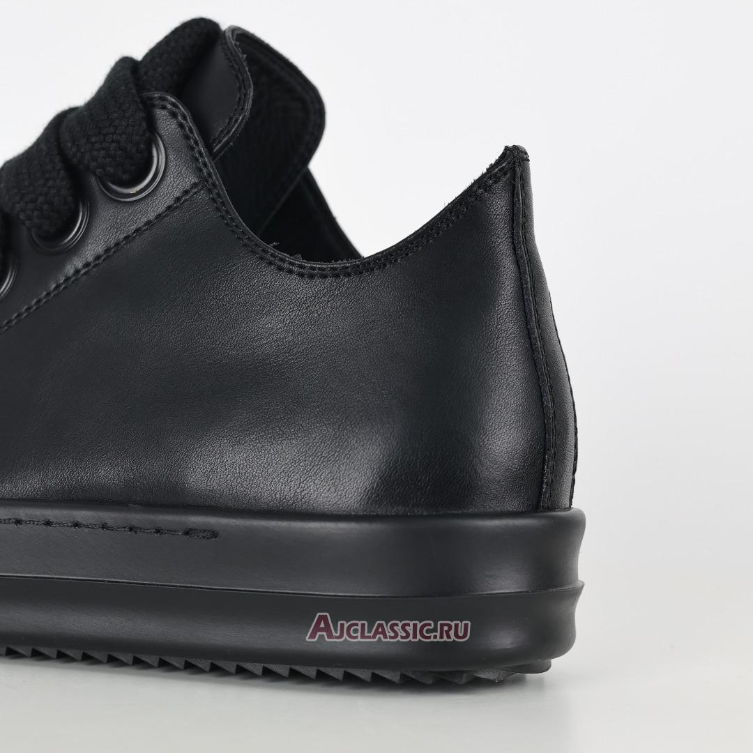 New Rick Owens Lido Jumbo Laced Low "Black" RR01D3893LCOW2-9999 Shoes