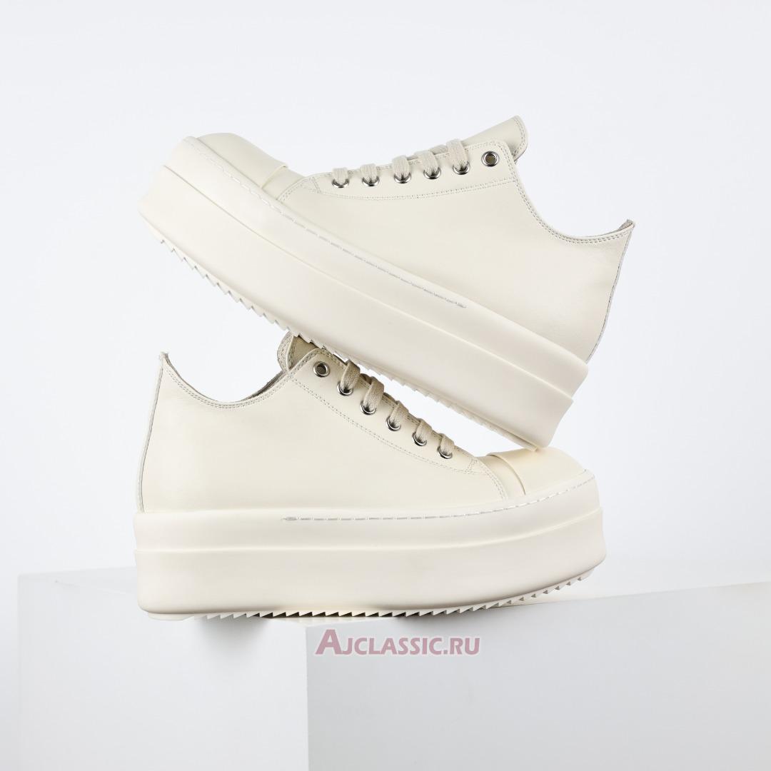 New Rick Owens Hollywood Low "Milk" RP01E7876LCO-1111 Shoes