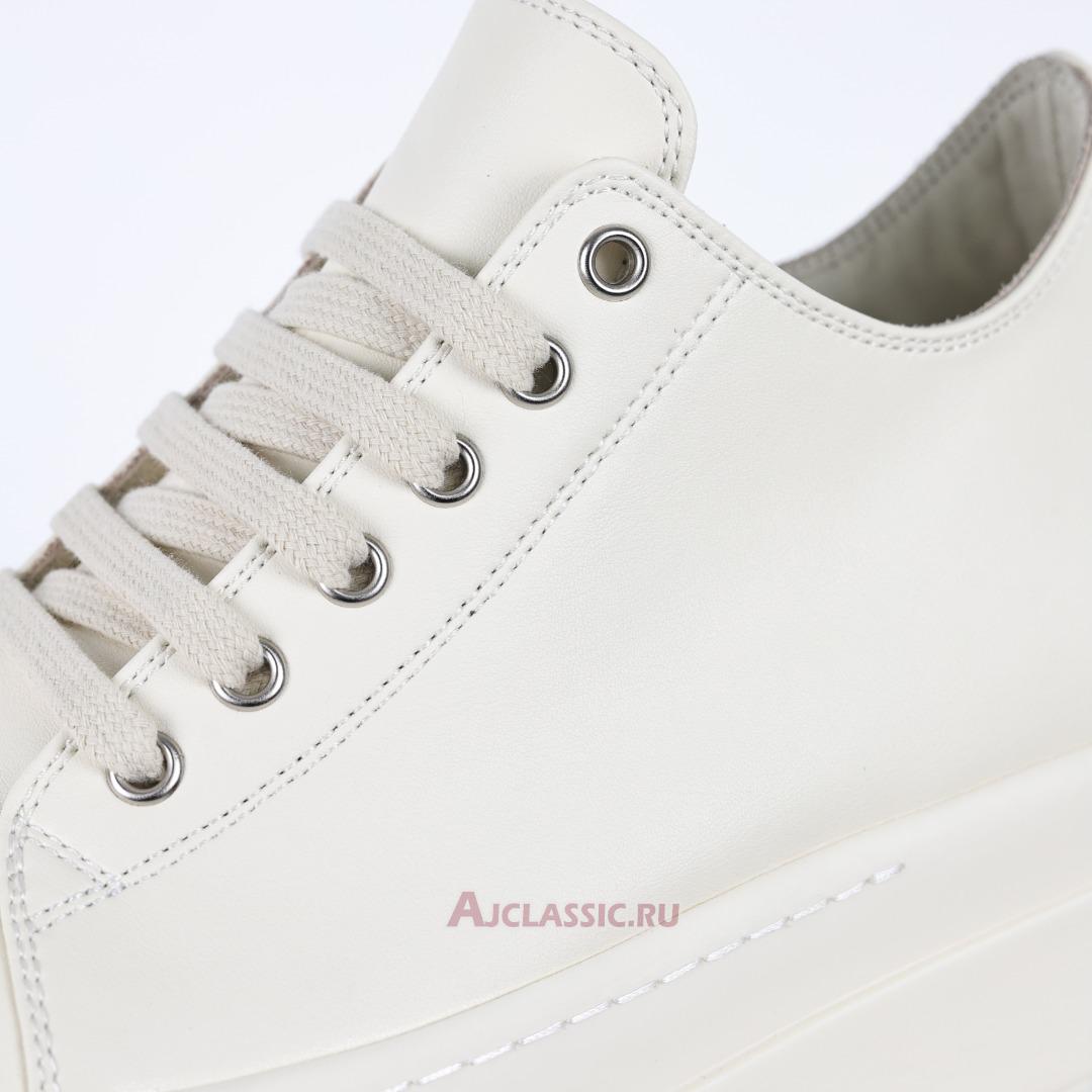 New Rick Owens Hollywood Low "Milk" RP01E7876LCO-1111 Shoes