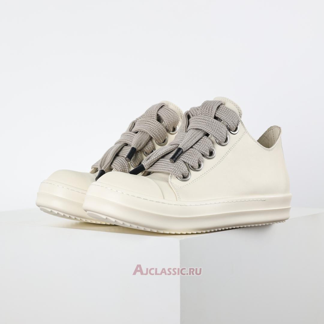 New Rick Owens Porterville Jumbo Laced Low "Milk" RU02D6893LCOW2-11811 Shoes