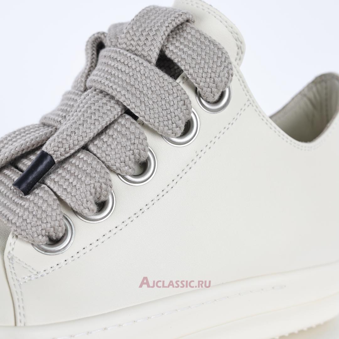 New Rick Owens Porterville Jumbo Laced Low "Milk" RU02D6893LCOW2-11811 Shoes
