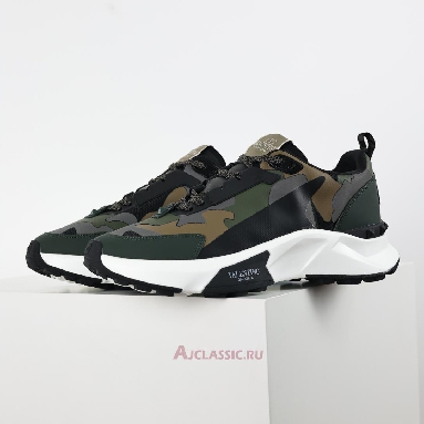 Buy Valentino Garavani True Act Low-Top Camouflage Sneaker Military Green Green 5Y2S0I62UPS_ZH9 Quality Reps Replicas Shoes