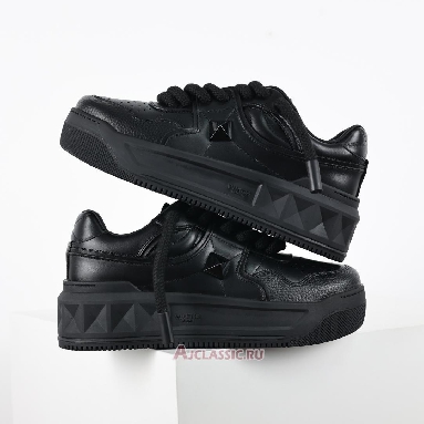 Buy Valentino Garavani ONE STUD XL Low-Top Sneaker Black Black 5Y2S0G37XTM_0NO Quality Reps Replicas Shoes