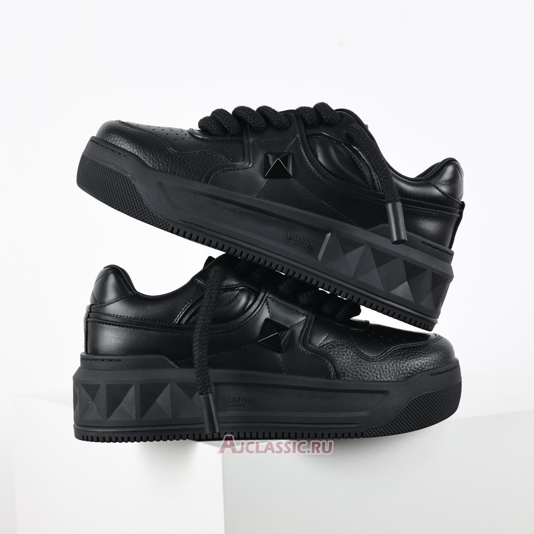 New Valentino Garavani ONE STUD XL Low-Top Sneaker "Black" 5Y2S0G37XTM_0NO Shoes