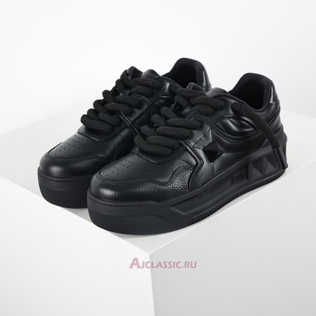 New Valentino Garavani ONE STUD XL Low-Top Sneaker "Black" 5Y2S0G37XTM_0NO Shoes