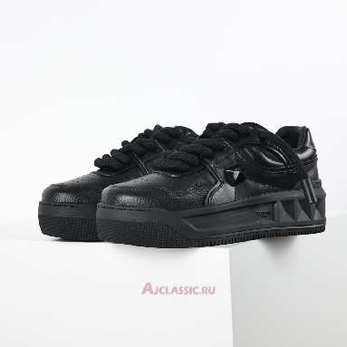 Buy Valentino Garavani ONE STUD XL Low-Top Sneaker Black Black 5Y2S0G37XTM_0NO Quality Reps Replicas Shoes