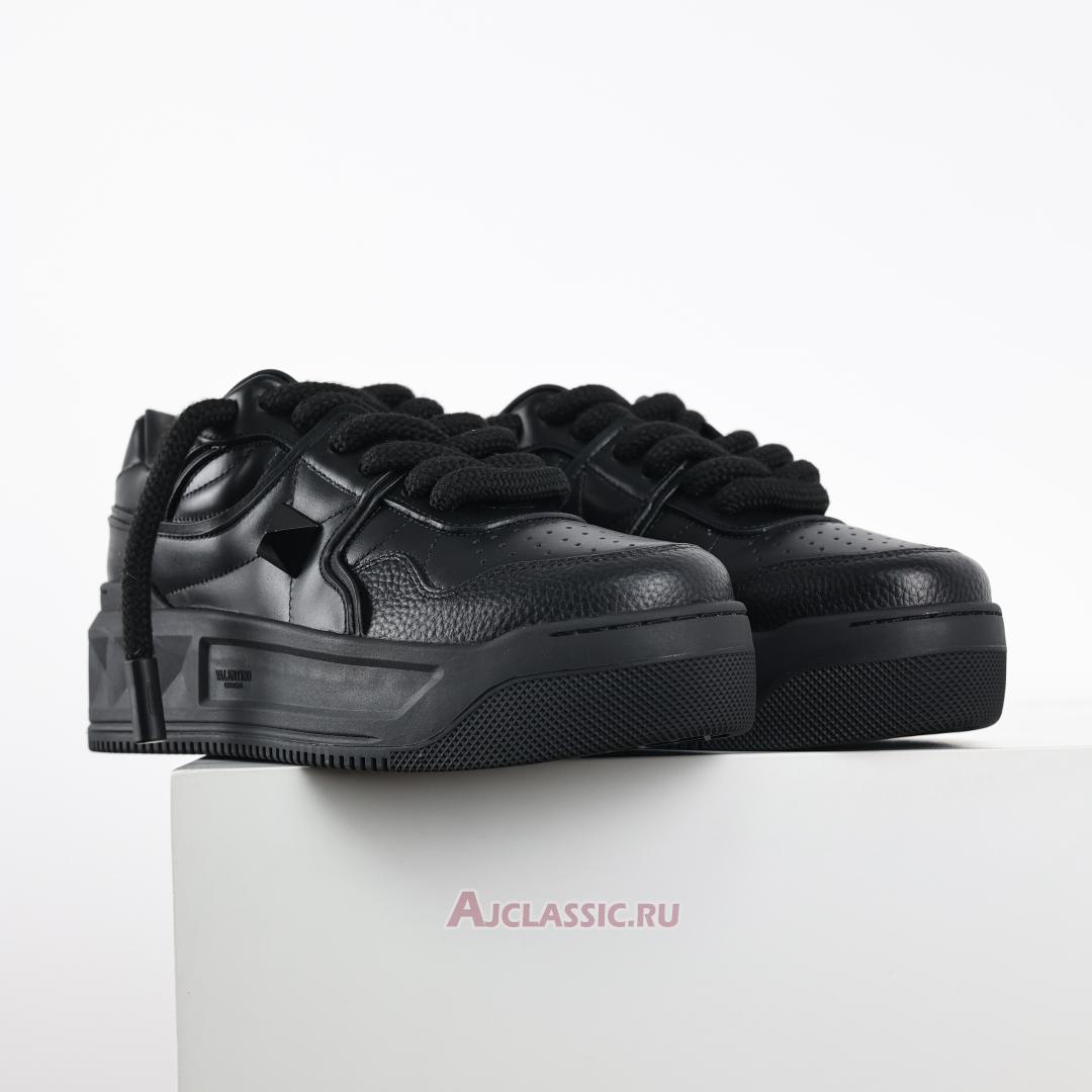 New Valentino Garavani ONE STUD XL Low-Top Sneaker "Black" 5Y2S0G37XTM_0NO Shoes