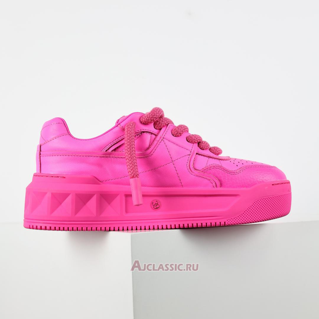 New Valentino Garavani ONE STUD XL Low-Top Sneaker "Pink" 1W0S0FQ4XTM_UWT Shoes