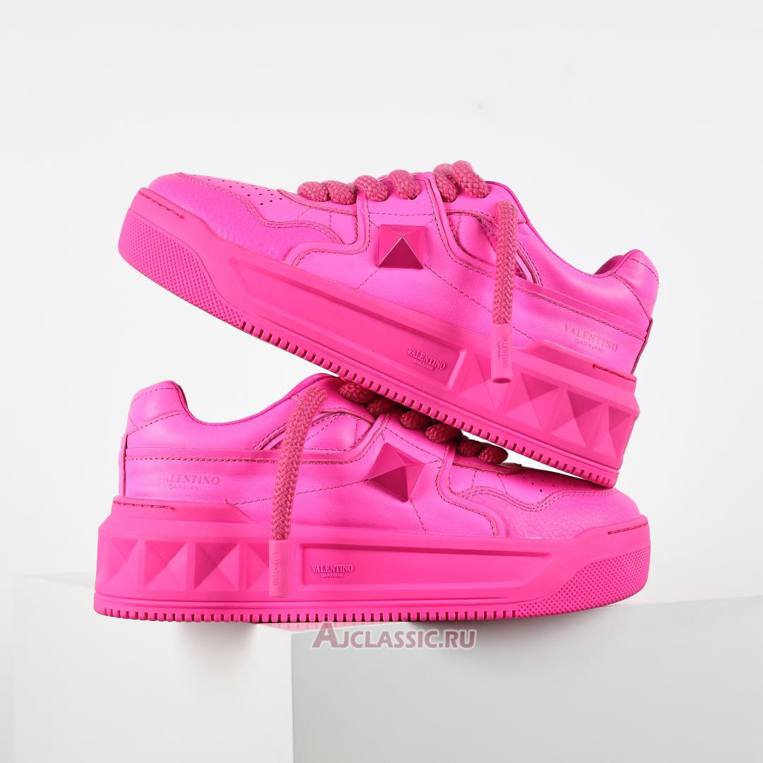 New Valentino Garavani ONE STUD XL Low-Top Sneaker "Pink" 1W0S0FQ4XTM_UWT Shoes