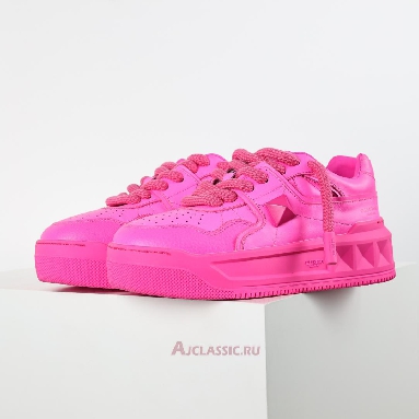 Buy Valentino Garavani ONE STUD XL Low-Top Sneaker Pink Pink 1W0S0FQ4XTM_UWT Quality Reps Replicas Shoes