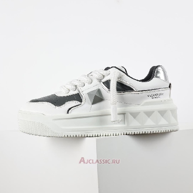 Buy Valentino Garavani ONE STUD XL Low-Top Sneaker White Grey Grey 5Y2S0E71NWN_0N2-2 Quality Reps Replicas Shoes
