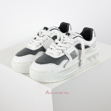 Buy Valentino Garavani ONE STUD XL Low-Top Sneaker White Grey Grey 5Y2S0E71NWN_0N2-2 Quality Reps Replicas Shoes