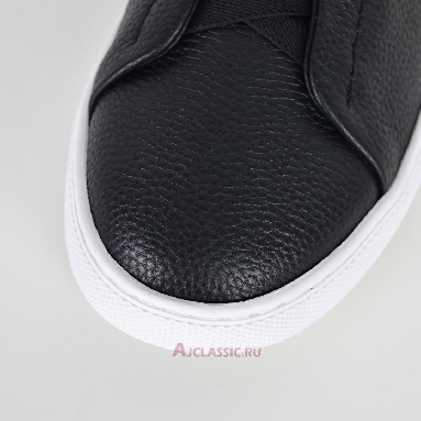 Buy Zegna Deerskin Triple Stitch Sneaker Navy Blue Navy LHCVO-S4667Z-NAV Quality Reps Replicas Shoes