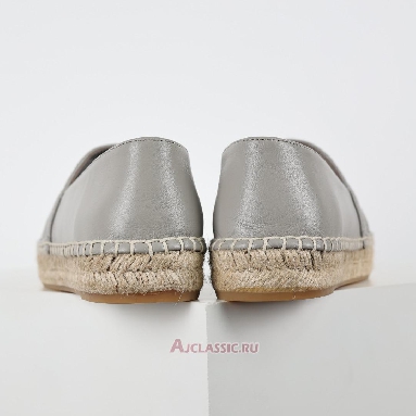Buy Chanel Lambskin Quilted CC Espadrilles Grey Grey CC-0602N-0001 Quality Reps Replicas Shoes