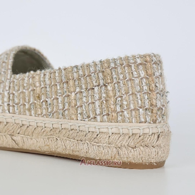 Buy Chanel Tweed Lambskin CC Espadrilles Beige Beige CC-0707N-0008-3 Quality Reps Replicas Shoes