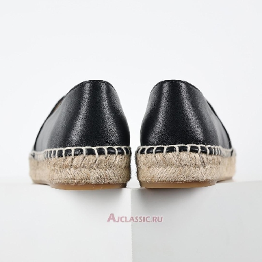 Buy Chanel Lambskin CC Espadrilles Leather Black Black G46313-X01000-94305-3 Quality Reps Replicas Shoes