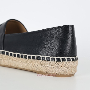 Buy Chanel Lambskin CC Espadrilles Leather Black Black G46313-X01000-94305-3 Quality Reps Replicas Shoes