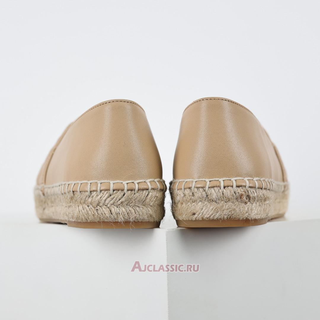 New Chanel Espadrille Flats Leather "Beige Black" G29762-X01000-C0204-2 Shoes