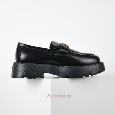 Buy Chanel Shiny Calfskin Logo Loafers Black Black G46112-B18839-94305-2 Quality Reps Replicas Shoes