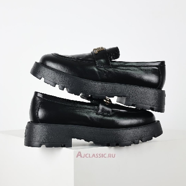 Buy Chanel Shiny Calfskin Logo Loafers Black Black G46112-B18839-94305-2 Quality Reps Replicas Shoes