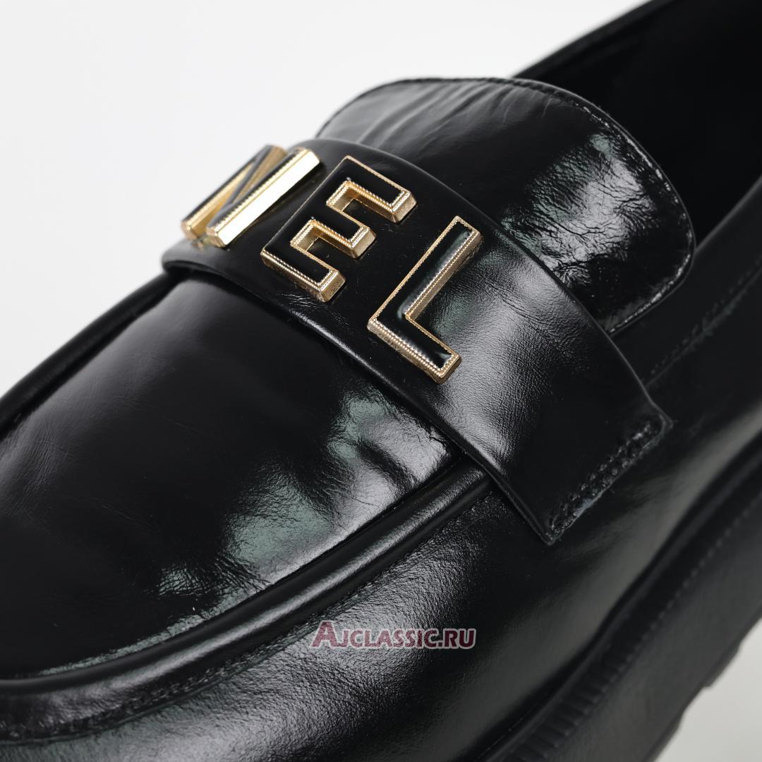 New Chanel Shiny Calfskin Logo Loafers "Black" G46112-B18839-94305-2 Shoes
