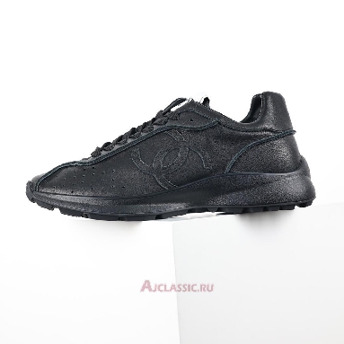 Buy Chanel Cruise Collection Sneakers Low Cut Calfskin Black Black G46252-B19203-94305 Quality Reps Replicas Shoes