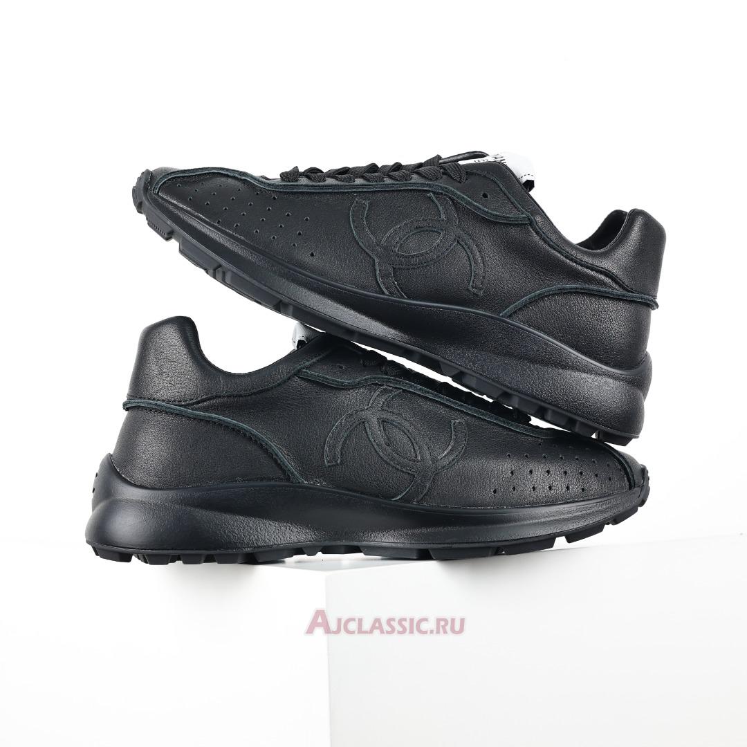 New Chanel Cruise Collection Sneakers Low Cut Calfskin "Black" G46252-B19203-94305 Shoes