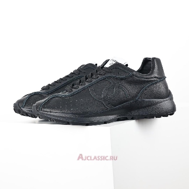 Buy Chanel Cruise Collection Sneakers Low Cut Calfskin Black Black G46252-B19203-94305 Quality Reps Replicas Shoes