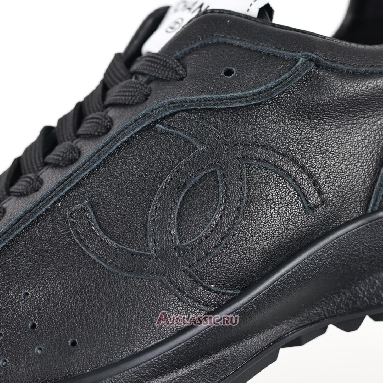 Buy Chanel Cruise Collection Sneakers Low Cut Calfskin Black Black G46252-B19203-94305 Quality Reps Replicas Shoes