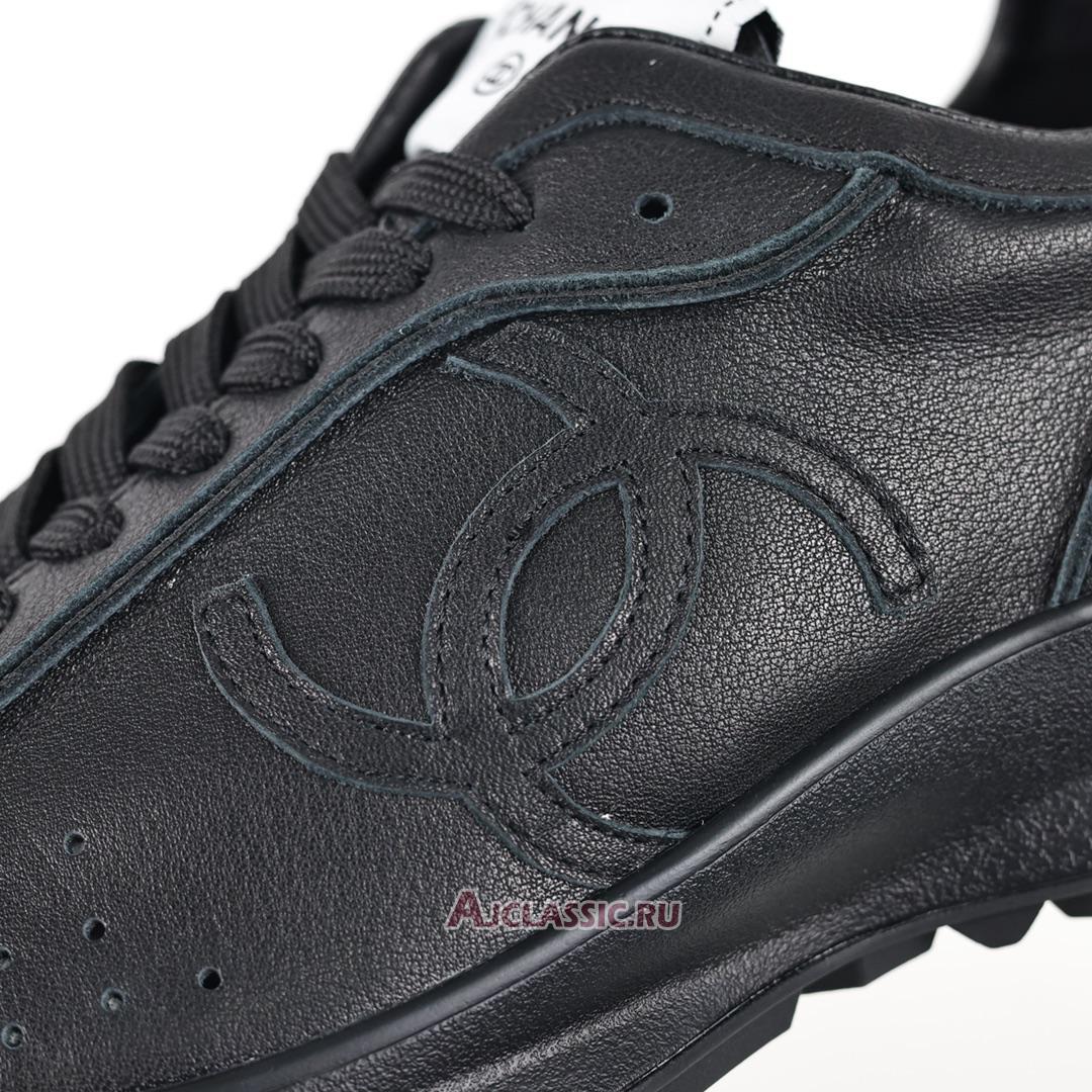 New Chanel Cruise Collection Sneakers Low Cut Calfskin "Black" G46252-B19203-94305 Shoes