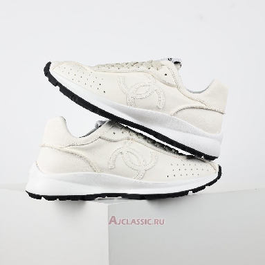 Buy Chanel Cruise Collection Sneakers Low Cut Calfskin White White G46252-B19203-NACUT-2 Quality Reps Replicas Shoes