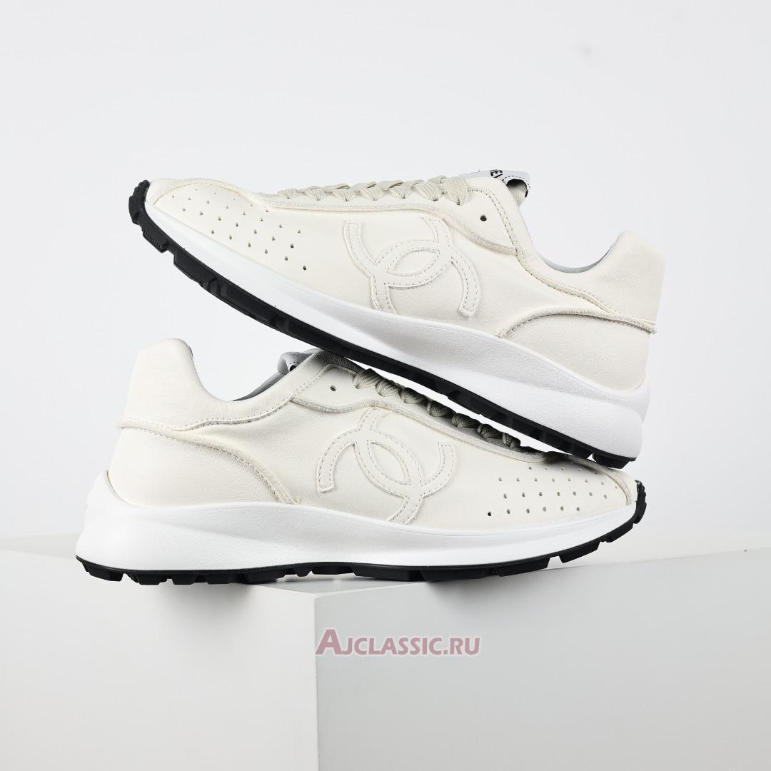 New Chanel Cruise Collection Sneakers Low Cut Calfskin "White" G46252-B19203-NACUT-2 Shoes
