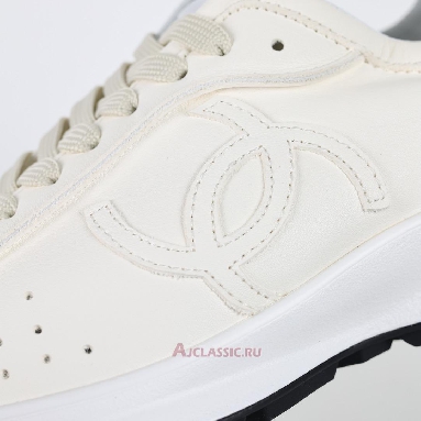 Buy Chanel Cruise Collection Sneakers Low Cut Calfskin White White G46252-B19203-NACUT-2 Quality Reps Replicas Shoes