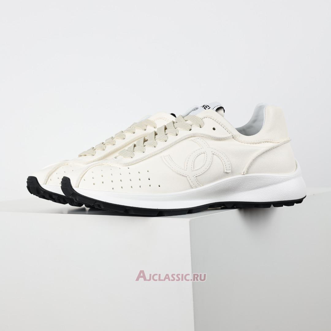 New Chanel Cruise Collection Sneakers Low Cut Calfskin "White" G46252-B19203-NACUT-2 Shoes