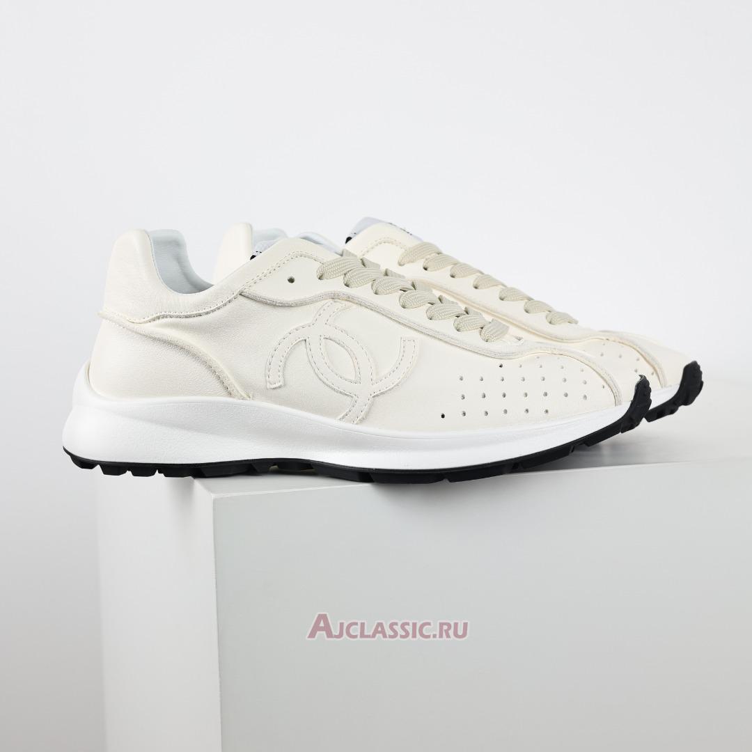 New Chanel Cruise Collection Sneakers Low Cut Calfskin "White" G46252-B19203-NACUT-2 Shoes