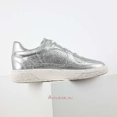 Buy Chanel Laminated Calfskin CC Sneakers Silver Silver G39792-Y56368-K5451-4 Quality Reps Replicas Shoes