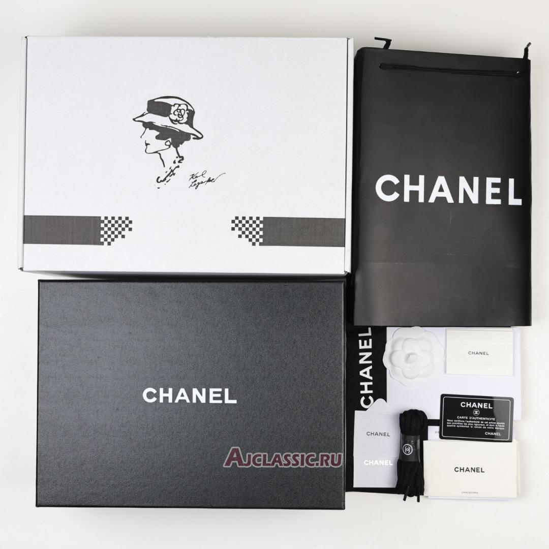 New Chanel Laminated Calfskin CC Sneakers "Silver" G39792-Y56368-K5451-4 Shoes