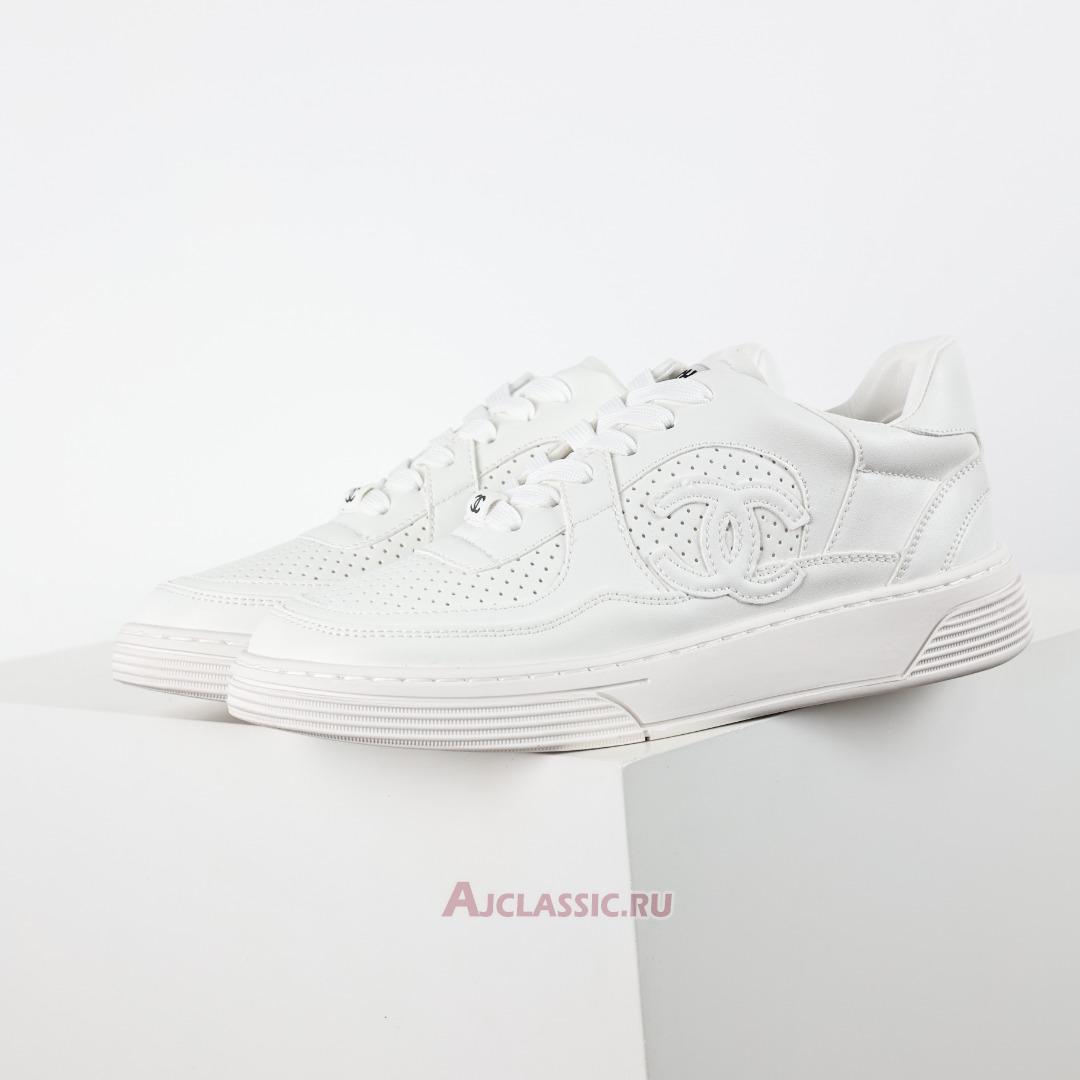New Chanel 23 A Collection Leather Sneakers "White" G45079-B13302-NP503 Shoes