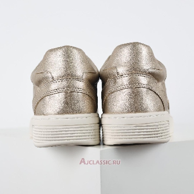 Buy Chanel Laminated Calfskin CC Sneakers Gold Gold G45079-B13302-NP503-2 Quality Reps Replicas Shoes