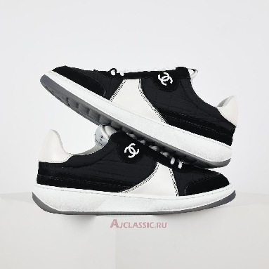 Buy Chanel 2023 Interlocking CC Logo Sneakers Black White Black G39804-Y56332-K5435 Quality Reps Replicas Shoes