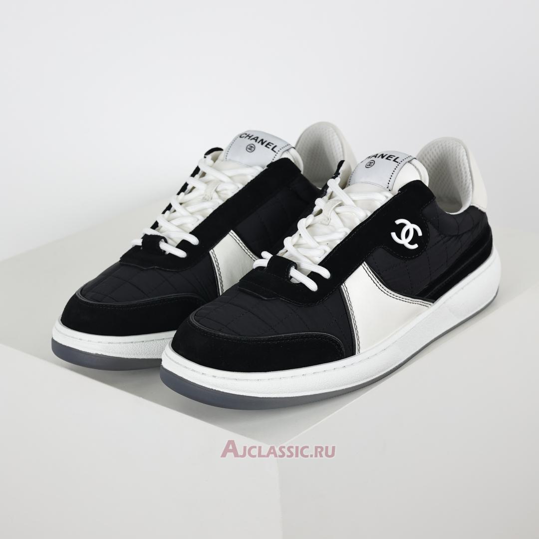 New Chanel 2023 Interlocking CC Logo Sneakers "Black White" G39804-Y56332-K5435 Shoes