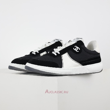 Buy Chanel 2023 Interlocking CC Logo Sneakers Black White Black G39804-Y56332-K5435 Quality Reps Replicas Shoes