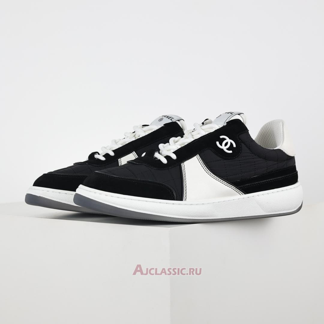 New Chanel 2023 Interlocking CC Logo Sneakers "Black White" G39804-Y56332-K5435 Shoes